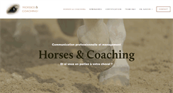 Desktop Screenshot of horsesandcoaching.com